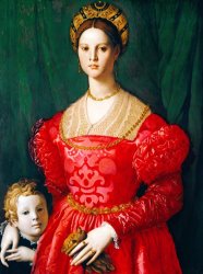 Agnolo Bronzino A Young Woman And Her Little Boy