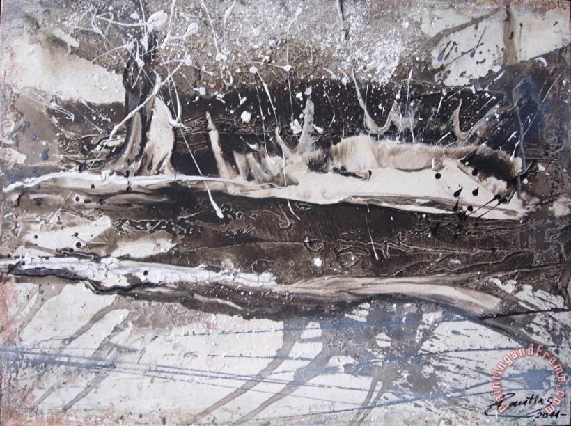 Agris Rautins Winter landscape Art Print