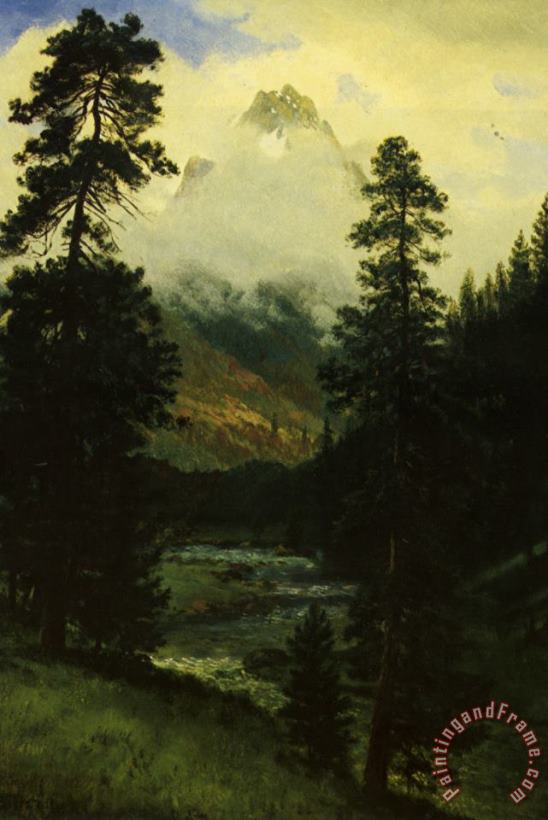 Albert Bierstadt Landers Peak Art Print