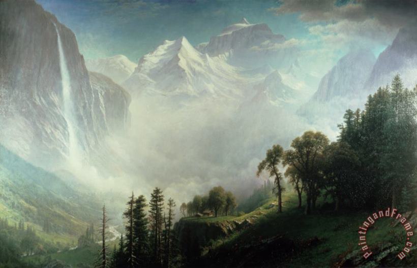 Majesty of the Mountains painting - Albert Bierstadt Majesty of the Mountains Art Print