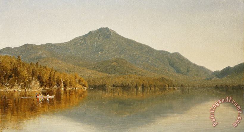 Albert Bierstadt Mount Whiteface From Lake Placid Art Painting