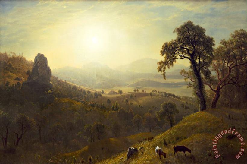 Albert Bierstadt San Rafael, California Art Print