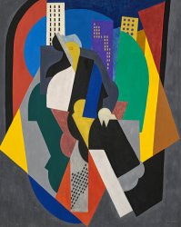 Albert Gleizes Composition, E Vocation Figuree Ou Sur L'avenue, 1920