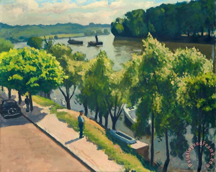 Frette En Ete, 1939 painting - Albert Marquet Frette En Ete, 1939 Art Print