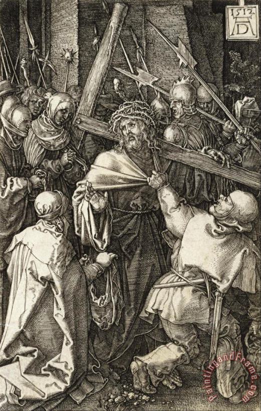 Albrecht Durer Bearing of The Cross Art Painting