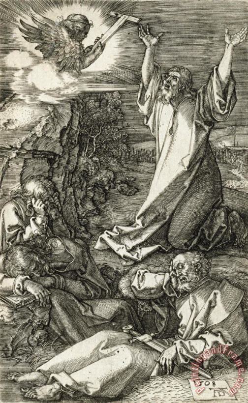 Christ on The Mount of Olives painting - Albrecht Durer Christ on The Mount of Olives Art Print
