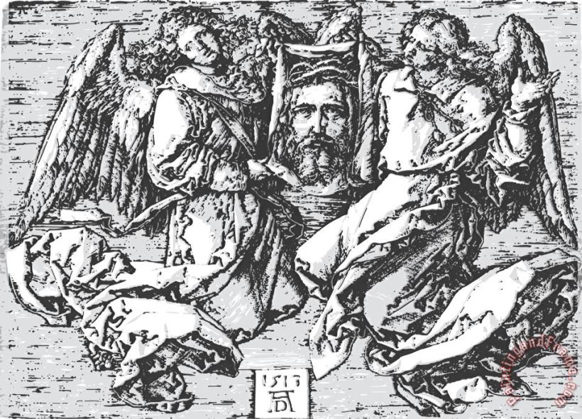 Albrecht Durer Durer Etching St Veronica's Veil Art Painting