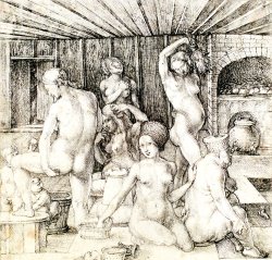 Albrecht Durer Durer Woman's Bath Drawing