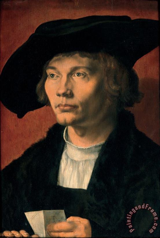 Portrait of Bernhard Von Reesen painting - Albrecht Durer Portrait of Bernhard Von Reesen Art Print
