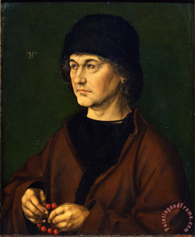 Albrecht Durer Ritratto Del Padre Art Painting