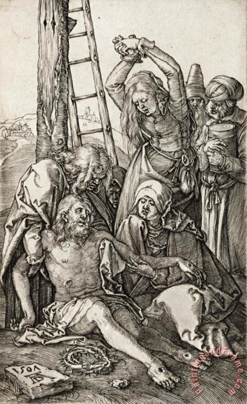 The Lamentation painting - Albrecht Durer The Lamentation Art Print
