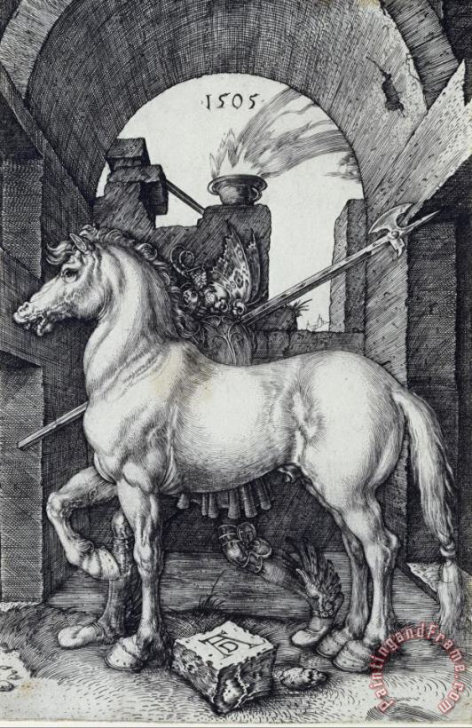 The Small Horse painting - Albrecht Durer The Small Horse Art Print