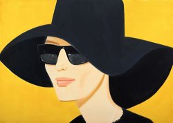 Alex Katz Black Hat #2, 2010