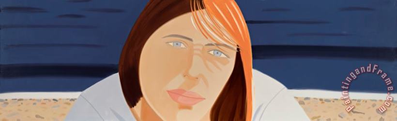 Kym 2, 1990 painting - Alex Katz Kym 2, 1990 Art Print Kym 2, 1990 painting - Alex Katz Kym 2, 1990 Art Print