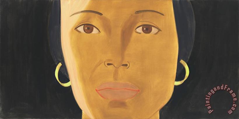 Nikki II, 2006 painting - Alex Katz Nikki II, 2006 Art Print Nikki II, 2006 painting - Alex Katz Nikki II, 2006 Art Print