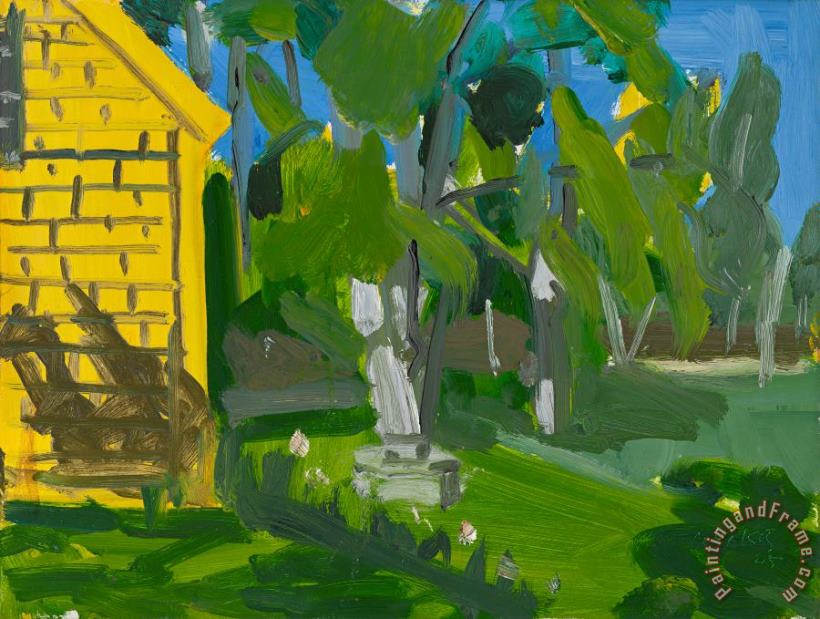 Yellow House, 1965 painting - Alex Katz Yellow House, 1965 Art Print Yellow House, 1965 painting - Alex Katz Yellow House, 1965 Art Print