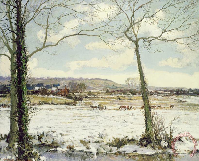 Alexander Jamieson  The Frozen Meadow Art Painting