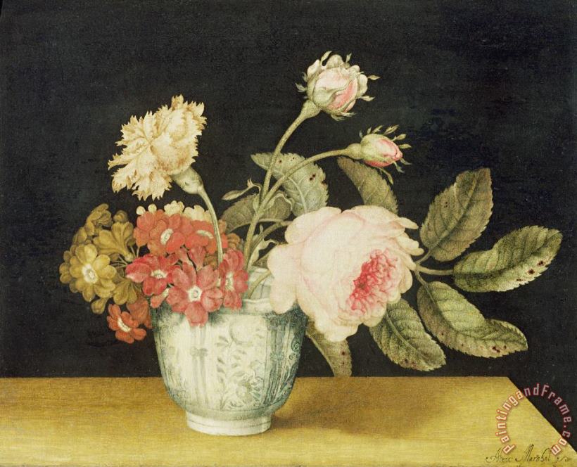 Alexander Marshal Flowers in a Delft Jar Art Painting