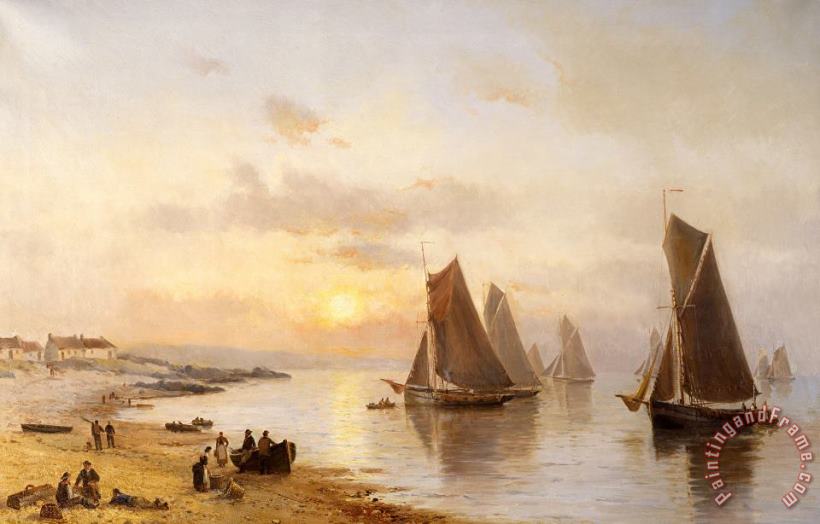 Alexander Williams When The Boats Come Home Art Print