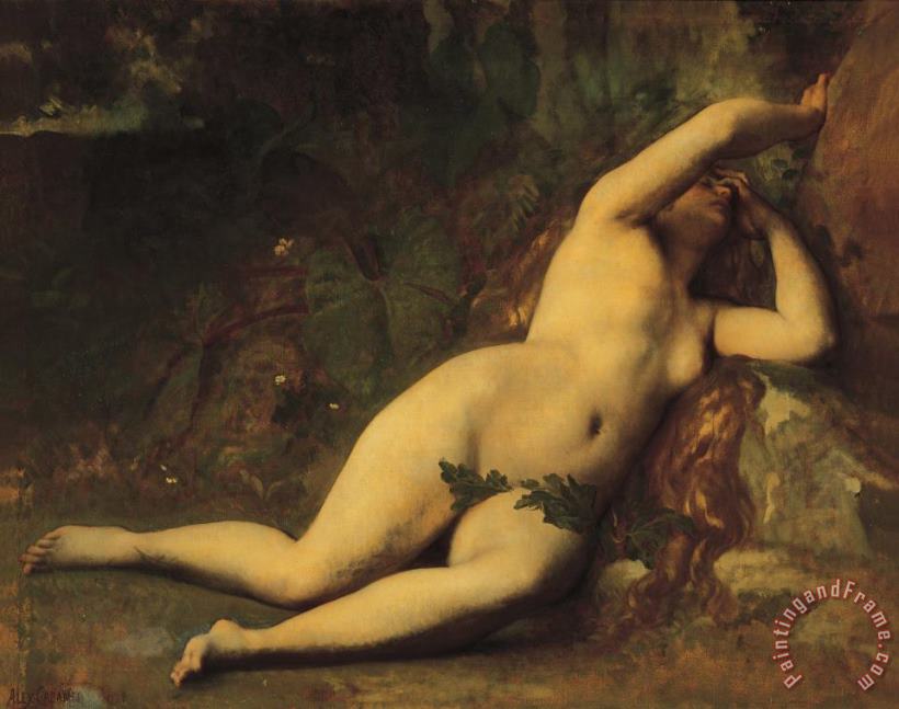Alexandre Cabanel Eve After The Fall Art Print