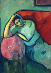 Alexej von Jawlensky Sitzende Frau, 1909