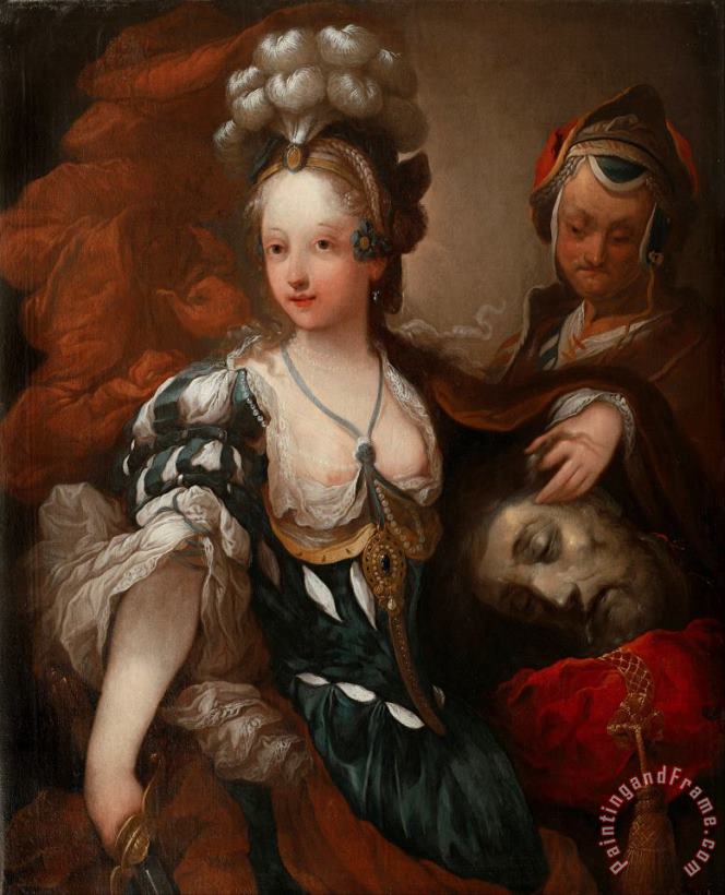 Judith with The Head of Holofernes painting - Alexis Grimou Judith with The Head of Holofernes Art Print