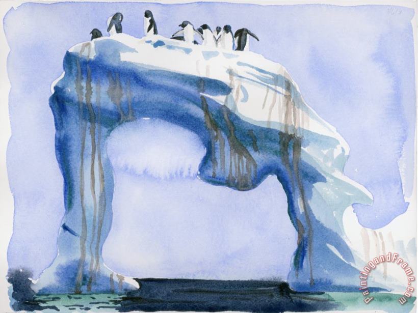 Alexis Rockman Untitled (antarctica 4) Art Painting