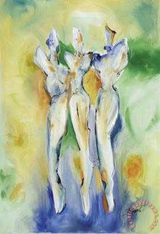 alfred gockel Angels I Art Painting