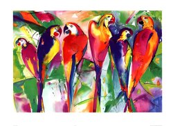 alfred gockel Parrot Family