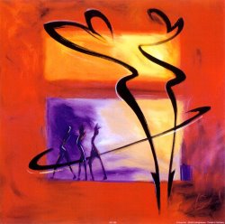 alfred gockel Rhumba in Red I