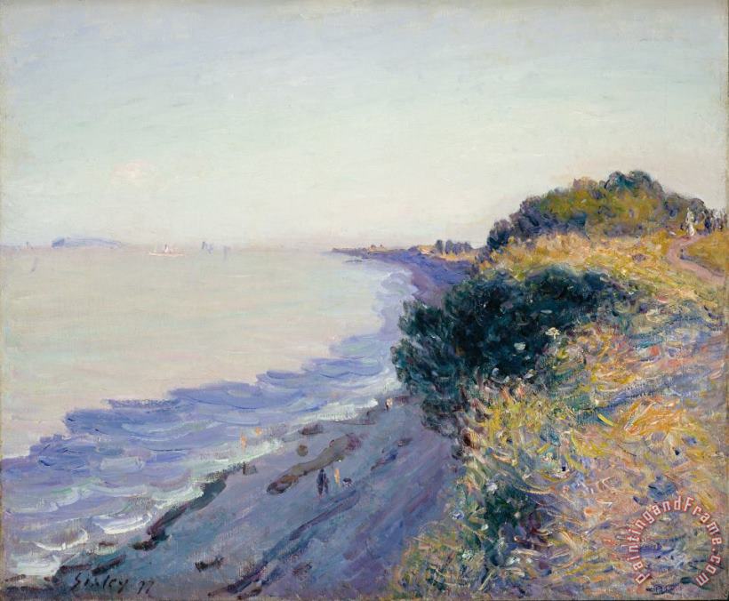 Bristol Channel Evening painting - Alfred Sisley Bristol Channel Evening Art Print