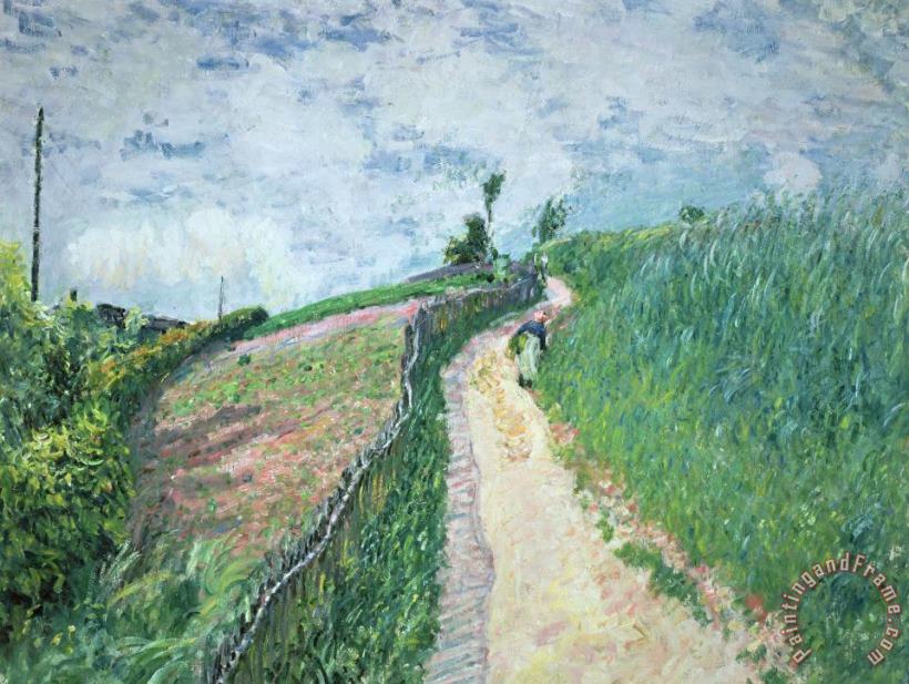 Path Leading To Ville D'avray painting - Alfred Sisley Path Leading To Ville D'avray Art Print