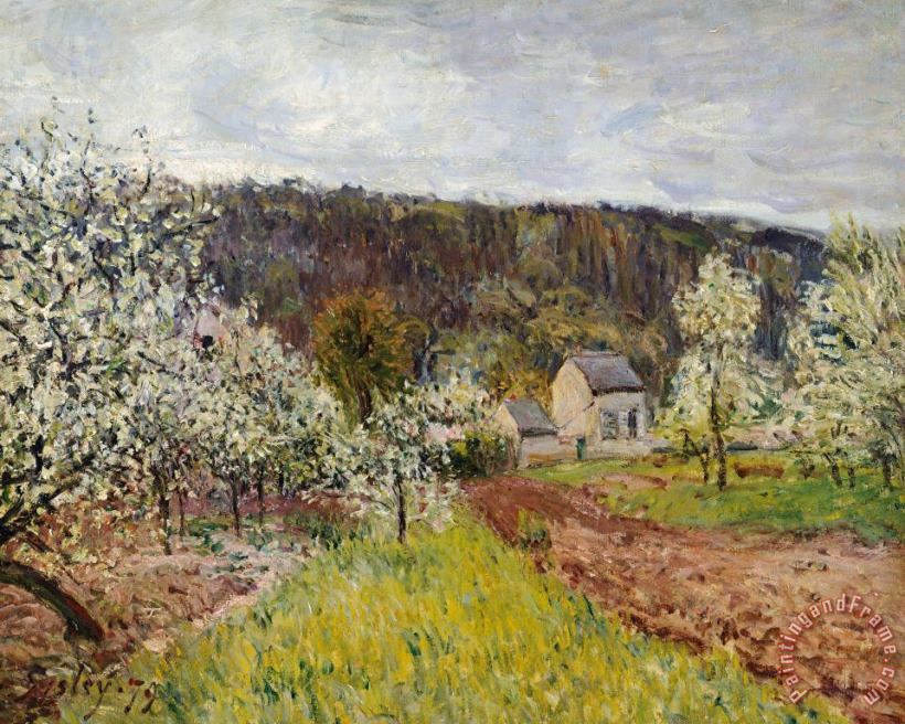 Alfred Sisley Rainy Spring Near Paris Art Painting