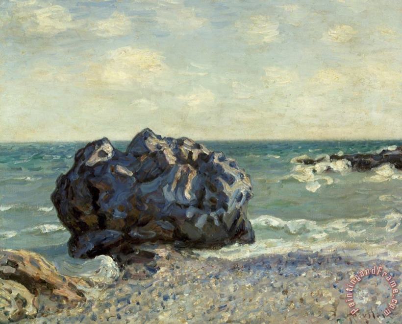 The Laugland Bay painting - Alfred Sisley The Laugland Bay Art Print