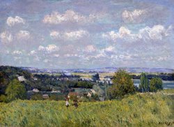 Alfred Sisley The Valley of the Seine at Saint Cloud
