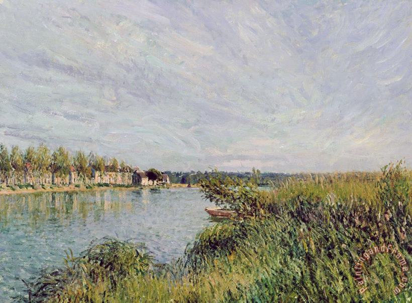 Alfred Sisley View of Saint Mammes Art Painting