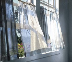 Alice Dalton Brown Quiet Room with Flowers Detail