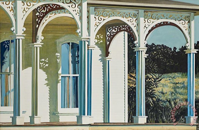Alice Dalton Brown Westfield with Landscape, 1979 Art Print