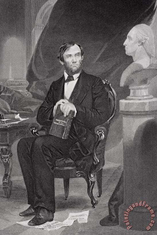 Alonzo Chappel Portrait Of Abraham Lincoln Art Painting