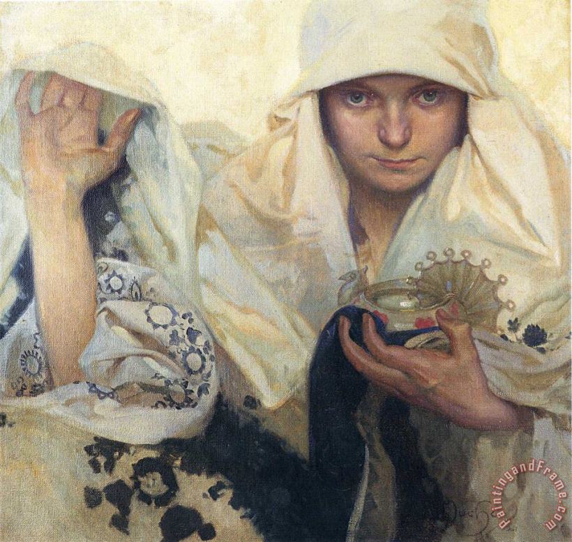 Alphonse Marie Mucha Fate 1920 Art Painting