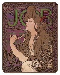 Alphonse Marie Mucha Job C.1898