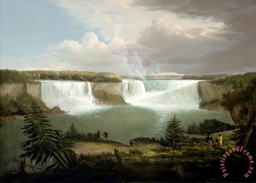 A General View of The Falls of Niagara painting - Alvan Fisher A General View of The Falls of Niagara Art Print