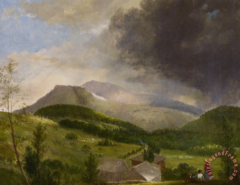 Approaching Storm White Mountains painting - Alvan Fisher Approaching Storm White Mountains Art Print