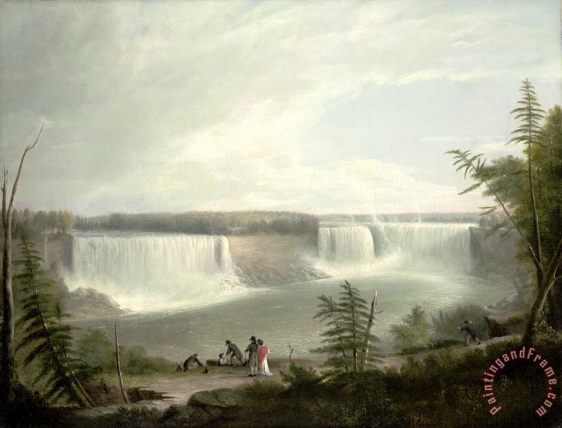 Niagara Falls painting - Alvan Fisher Niagara Falls Art Print