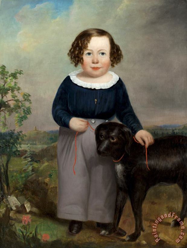Portrait of Charles Ebenezer Richardson painting - Amasa Hewins Portrait of Charles Ebenezer Richardson Art Print