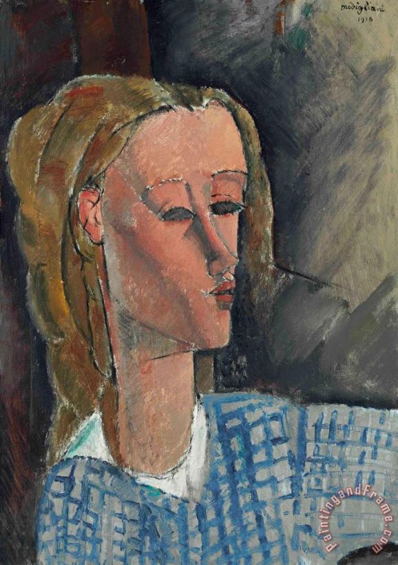 Amedeo Modigliani Beatrice Hastings, 1916 Art Painting