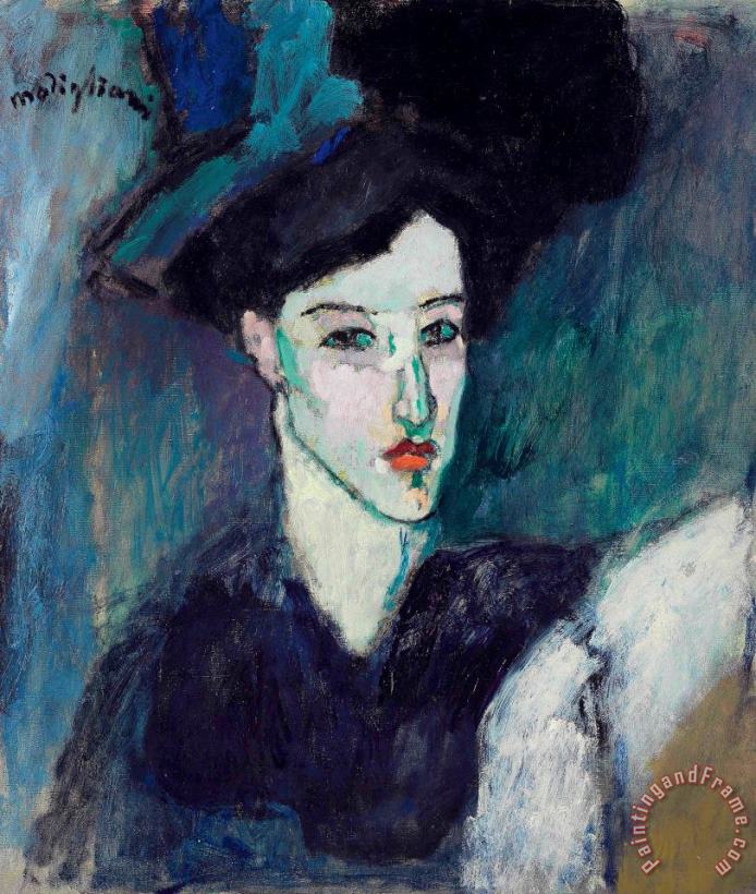 Amedeo Modigliani La Juive,1908 Art Painting