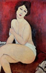 Amedeo Modigliani Large Seated Nude