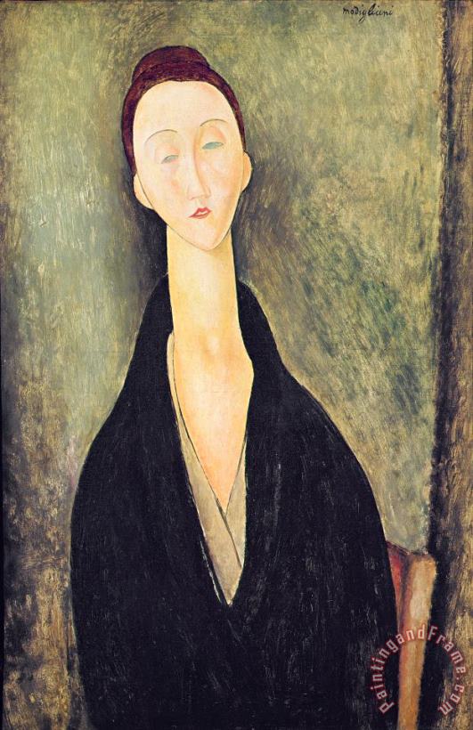 Madame Hanka Zborowska painting - Amedeo Modigliani Madame Hanka Zborowska Art Print