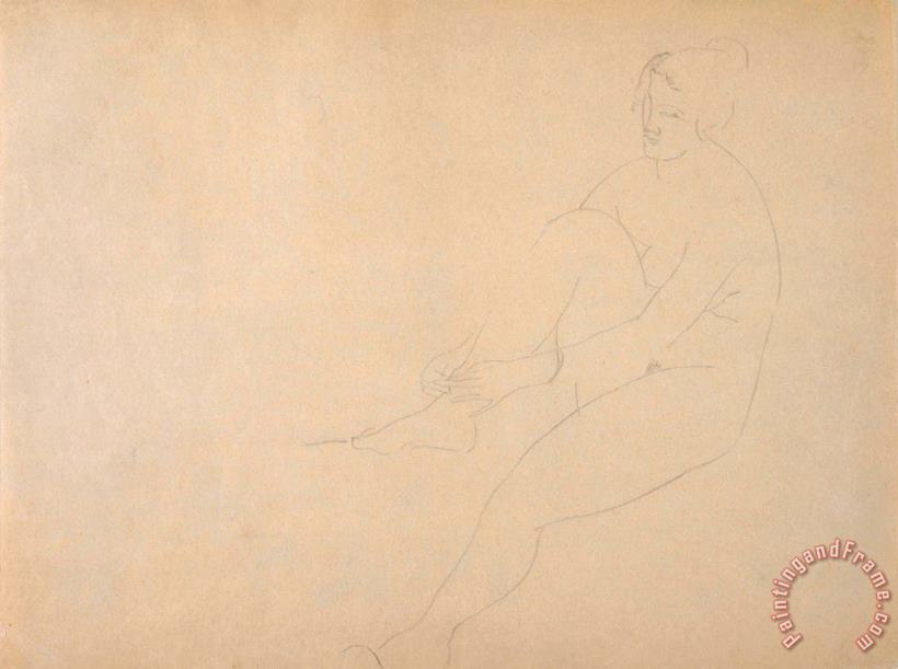Amedeo Modigliani Nude Art Painting